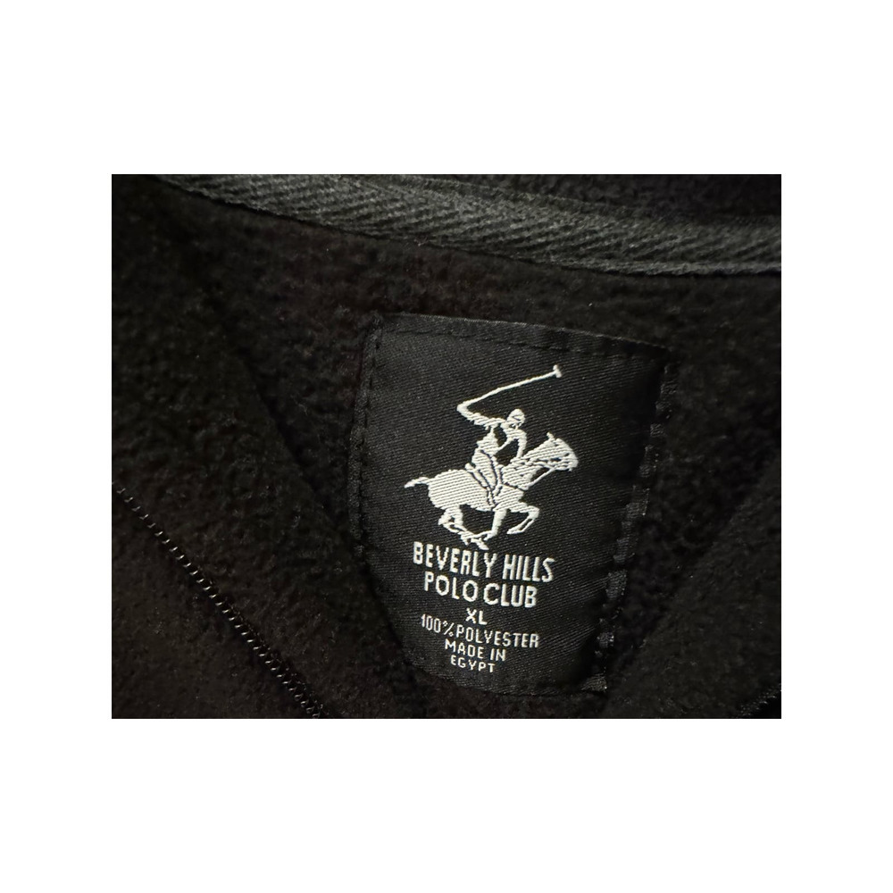 Men’s black‎ fleece pull over - Picture 4 of 4